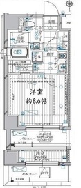レガリス高田馬場 4階 間取り図