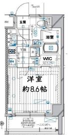 レガリス高田馬場 5階 間取り図