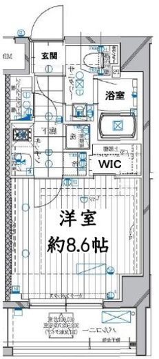 レガリス高田馬場 6階 間取り図