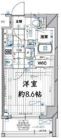 レガリス高田馬場 6階 間取り図