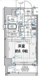 レガリス高田馬場 7階 間取り図