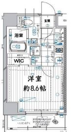 レガリス高田馬場 4階 間取り図