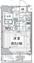 レガリス高田馬場 6階 間取り図