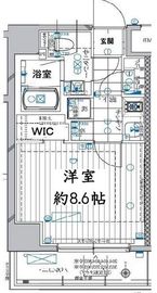 レガリス高田馬場 9階 間取り図