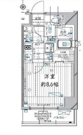 レガリス高田馬場 3階 間取り図