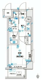 ガリシア浜松町 10階 間取り図