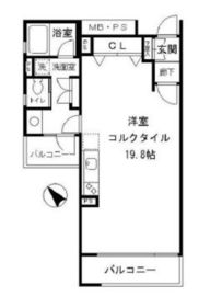 コリーヌ白銀 202 間取り図