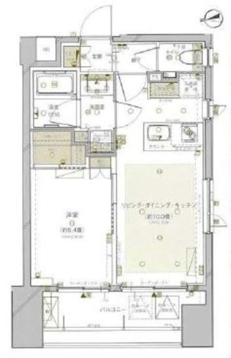 グリーンパーク千代田大手町 10階 間取り図