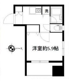 サンパティーク広尾 7階 間取り図