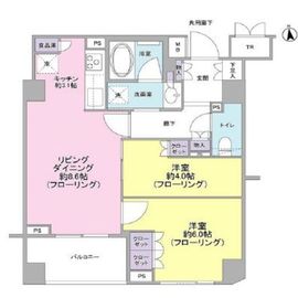 ブランズ本郷真砂 2階 間取り図