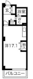 アクティ目黒駅前 1号棟 705 間取り図
