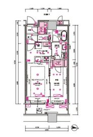 目黒第一マンションズ 816 間取り図