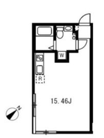 アレーロ市谷台町 303 間取り図