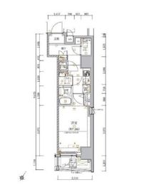 アルテシモリブラ 8階 間取り図
