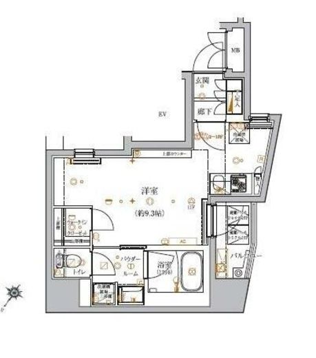 アルテシモリブラ 3階 間取り図