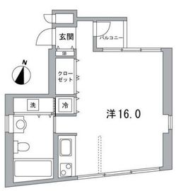 高輪U 202 間取り図