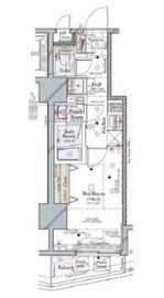 コンシェリア池袋マスターズヴィラ 13階 間取り図