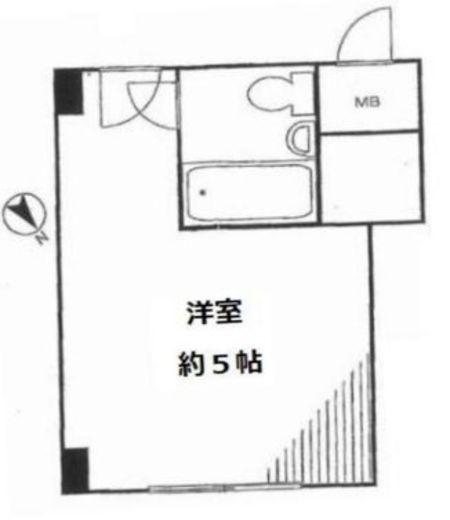 赤坂レジデンシャルホテル 4階 間取り図