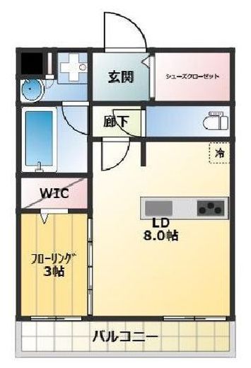 エクセレントシティ目白 2階 間取り図