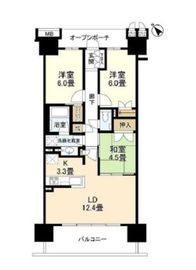 プラウドシティ池袋本町 4階 間取り図