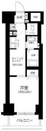 エステムプラザ芝公園 6階 間取り図