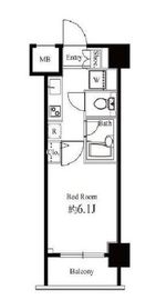 スクエア渋谷 1007 間取り図