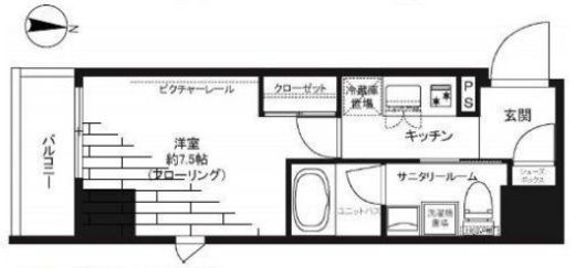 グランドコンシェルジュ神楽坂α 9階 間取り図