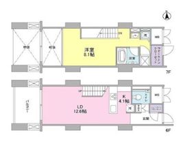 天王洲テラス 602 間取り図