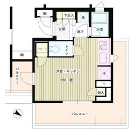 パークホームズ目黒アーバンレジデンス 2階 間取り図