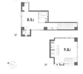 テルレ 302 間取り図