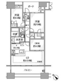 ザ・晴海レジデンス 11階 間取り図