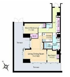 プレミスト南青山 1階 間取り図