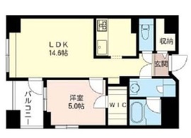 エスティメゾン恵比寿2 407 間取り図