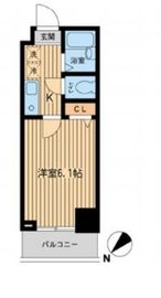 グランプレッソ河田町 203 間取り図