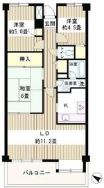 パークハイツ駒込 101 間取り図