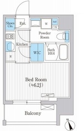 イプセ品川戸越 402 間取り図