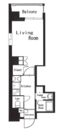 エスポワール赤坂 702 間取り図