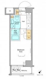 プラウドフラット根津谷中 302 間取り図