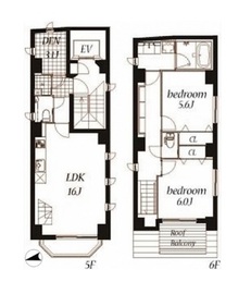 フォレスタリカ白金 6F1 間取り図