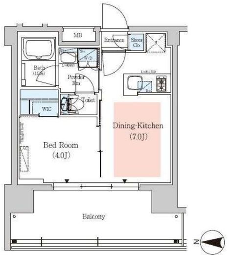 アーバネックス深川住吉2 406 間取り図
