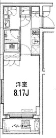 セジョリ自由が丘 201 間取り図