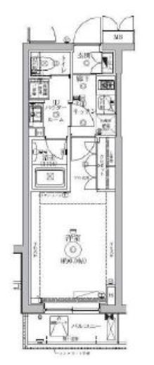 セジョリ自由が丘 202 間取り図