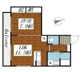 ISLA綱町 303 間取り図