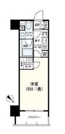 パークリュクス日本橋小網町mono 8階 間取り図