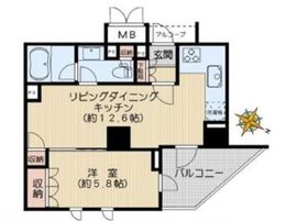 リビオレゾン本郷 3階 間取り図