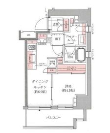 アトラス西早稲田 3階 間取り図