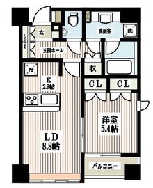 セレビア新宿御苑前 3階 間取り図