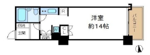 六本木ヒルズレジデンス D棟 3階 間取り図