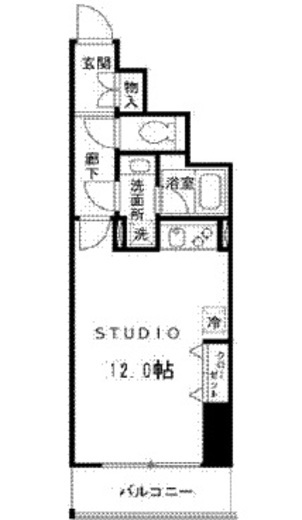 SS.FLAT神楽坂south 603 間取り図