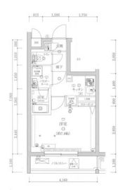 リアレスト東高円寺 101 間取り図